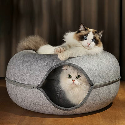 Donut Shape Cat Tunnel Bed