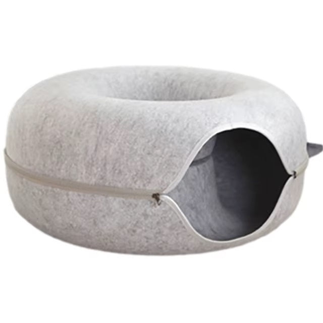 Donut Shape Cat Tunnel Bed