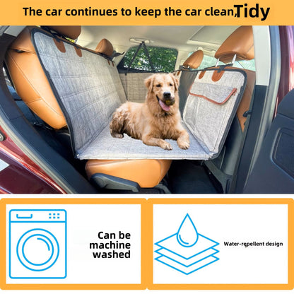 Upgraded 2024 Dog Car Seat Cover. Hard Bottom. 100% Waterproof