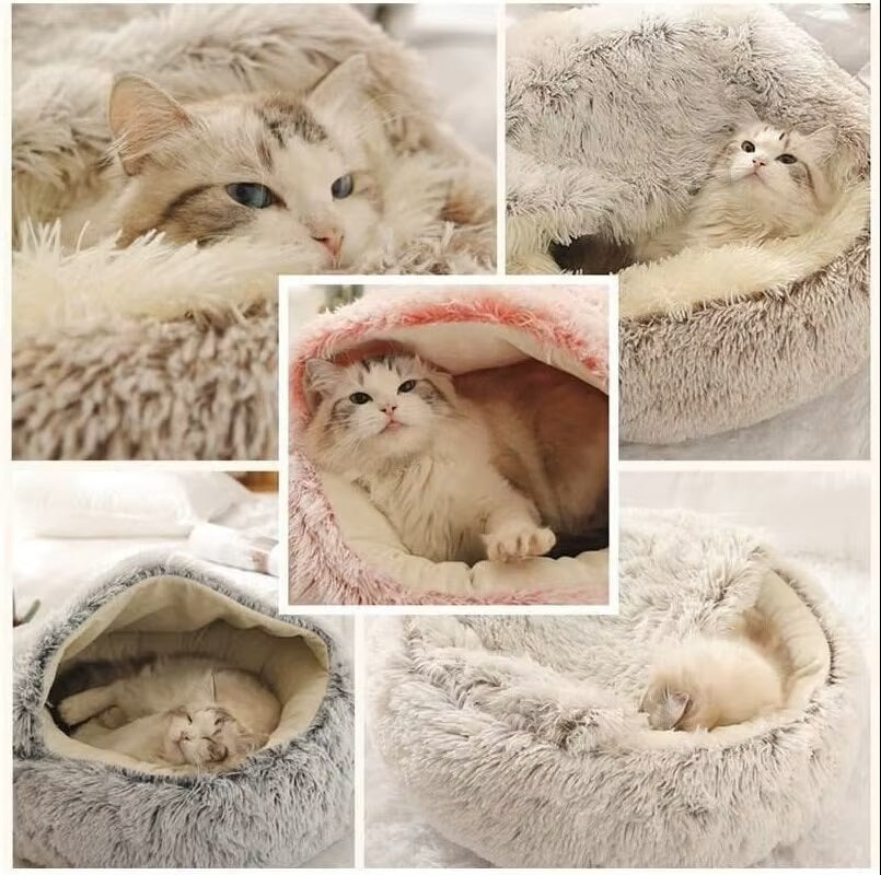 PawTown™ Soft Plush Pet Bed 2024