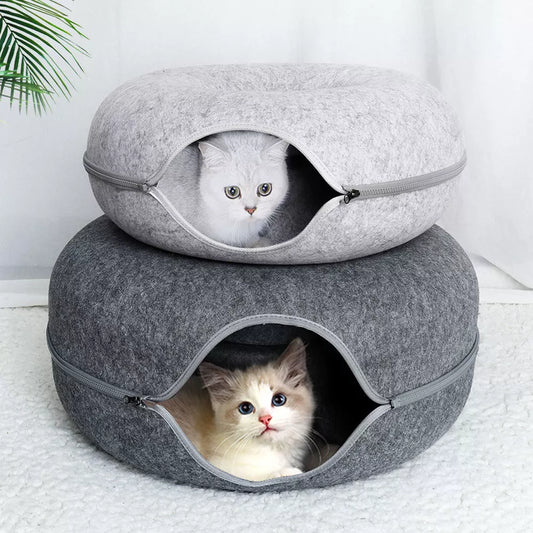 Donut Shape Cat Tunnel Bed